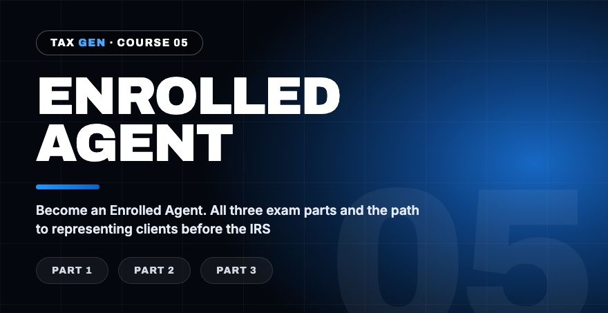 Enrolled Agent course cover