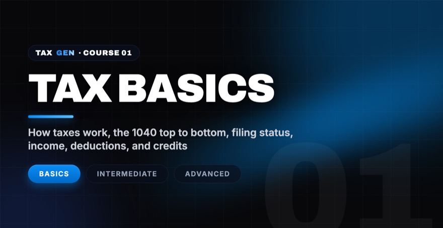 Tax Basics course cover